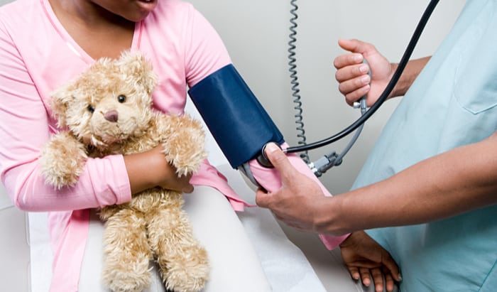 kids' blood pressure