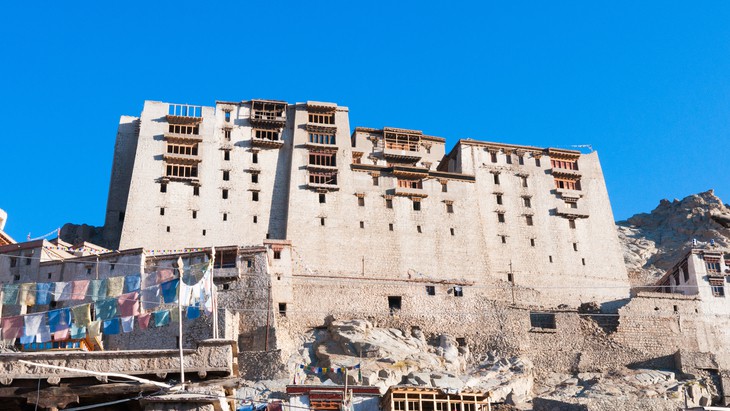 Leh palace. Ladakh, Jammu and Kashmir, India