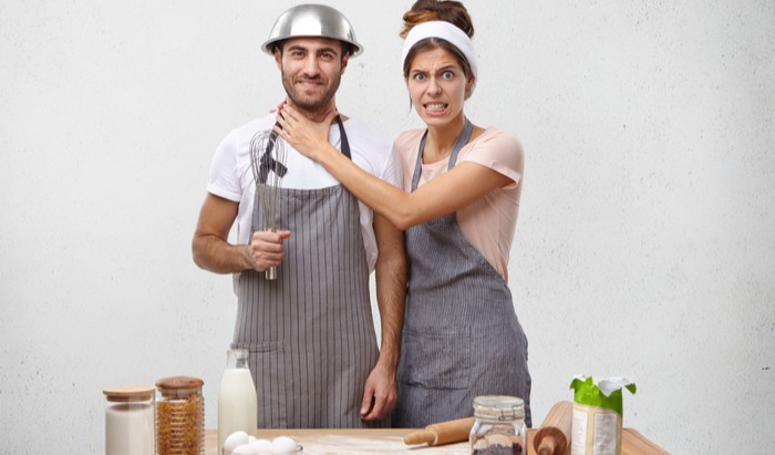 married couples in lockdown